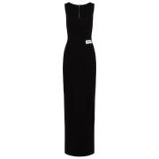 Zwarte Maxi Jurk van Viscosemix Dolce & Gabbana , Black , Dames