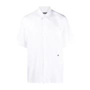 Korte mouw merkshirt in wit Dolce & Gabbana , White , Heren