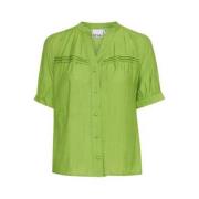 Groene Ihquilla Shirt Ichi , Green , Dames