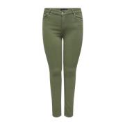 Skinny Jeans voor vrouwen Only Carmakoma , Green , Dames