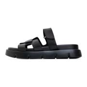 Elegante Platform Mules - Zwart Cesare Gaspari , Black , Dames