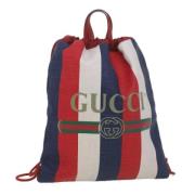 Pre-owned Canvas backpacks Gucci Vintage , Multicolor , Dames