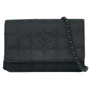 Pre-owned Fabric wallets Chanel Vintage , Black , Dames