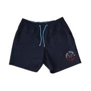 Blauwe Zee Zwemkleding Logo Achter Verstelbare Taille Saint Barth , Bl...