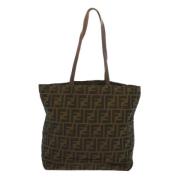 Pre-owned Canvas totes Fendi Vintage , Brown , Dames