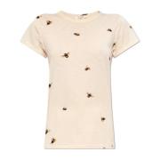 Pima katoenen T-shirt Rag & Bone , Beige , Dames