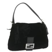 Pre-owned Fabric shoulder-bags Fendi Vintage , Black , Dames