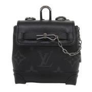 Pre-owned Canvas clutches Louis Vuitton Vintage , Black , Dames