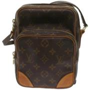 Pre-owned Canvas shoulder-bags Louis Vuitton Vintage , Brown , Dames