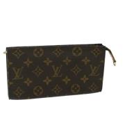 Pre-owned Canvas pouches Louis Vuitton Vintage , Brown , Dames