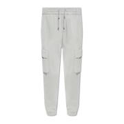 Cargo-stijl sweatpants Balmain , Gray , Heren