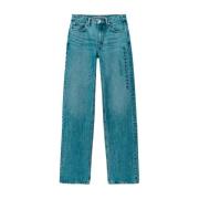 Blauwe Bootcut Jeans Alexander Wang , Blue , Dames