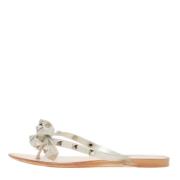 Pre-owned Fabric sandals Valentino Vintage , Gray , Dames