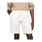 Linnen Bermuda Shorts Tommy Hilfiger , White , Heren