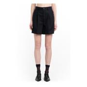 Zwarte hoge taille broek met details Noir Kei Ninomiya , Black , Dames