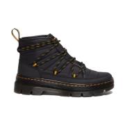 Gewatteerde Gevoerde Laarzen Zwart Leer Dr. Martens , Black , Dames