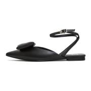 Slingback Ballerina - Zwart Cesare Gaspari , Black , Dames