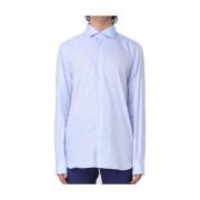 Klassieke Shirt met Mouwdetail Brooksfield , Blue , Heren