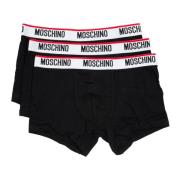 Boxer Moschino , Black , Heren