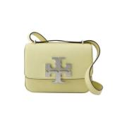 Leather shoulder-bags Tory Burch , Yellow , Dames