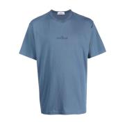 T-Shirts Stone Island , Blue , Heren