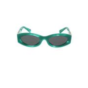 Stijlvolle Zonnebril Miu Miu , Green , Dames