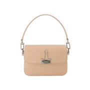 Leather handbags Off White , Orange , Dames