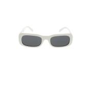 Stijlvolle Zonnebril Miu Miu , White , Unisex