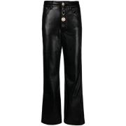 Wijde broek Rotate Birger Christensen , Black , Dames