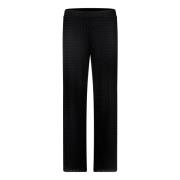 Gestructureerde instapbroek Betty & Co , Black , Dames