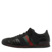 Pre-owned Canvas sneakers Gucci Vintage , Black , Heren