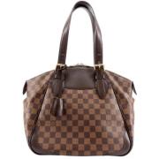 Pre-owned Canvas louis-vuitton-bags Louis Vuitton Vintage , Brown , Da...