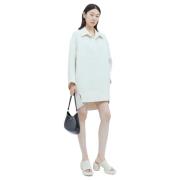 Cocoon Mini Jurk Khaite , Beige , Dames