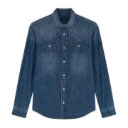 Denim Shirts Paul & Shark , Blue , Heren