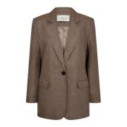 Nature Blazer Timber Wolf Copenhagen Muse , Brown , Dames