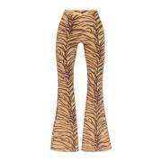 Dierenprint Broek Stella McCartney , Beige , Dames