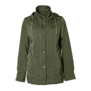 Stijlvolle Bedia Jas in Khaki Danwear , Green , Dames