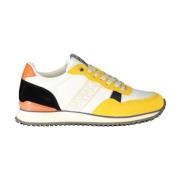 Gele Sportsneaker met Contrastdetails Napapijri , Multicolor , Heren