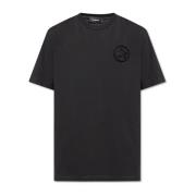 T-shirt met logo Dsquared2 , Black , Heren