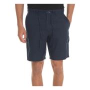 Casual Denim Shorts voor Mannen Gant , Blue , Heren