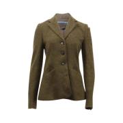 Pre-owned Wool outerwear Ralph Lauren Pre-owned , Green , Dames