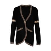 Pre-owned Cashmere outerwear Chanel Vintage , Black , Dames