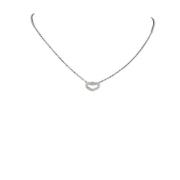 Pre-owned White Gold necklaces Cartier Vintage , Gray , Dames