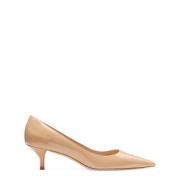 Lakleren Kittenhak Pomp Stuart Weitzman , Beige , Dames