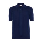 Blauwe T-shirts en Polos Brunello Cucinelli , Blue , Heren