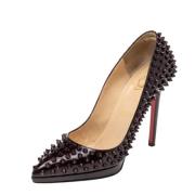 Pre-owned Leather heels Christian Louboutin Pre-owned , Red , Dames