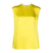 Sleeveless Tops Stella McCartney , Yellow , Dames