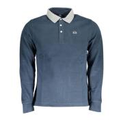 Blauw Katoenen Poloshirt met Borduursel La Martina , Blue , Heren