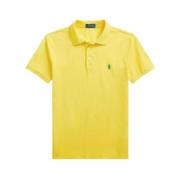 Gele Slim Fit Polo Shirt Ralph Lauren , Yellow , Heren