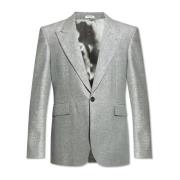 Glinsterende Blazer Alexander McQueen , Gray , Heren